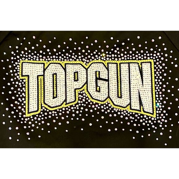 Girl's Rebel Athletic Top Gun Jags Black Cheer Jacket, YM - Picture 4 of 4